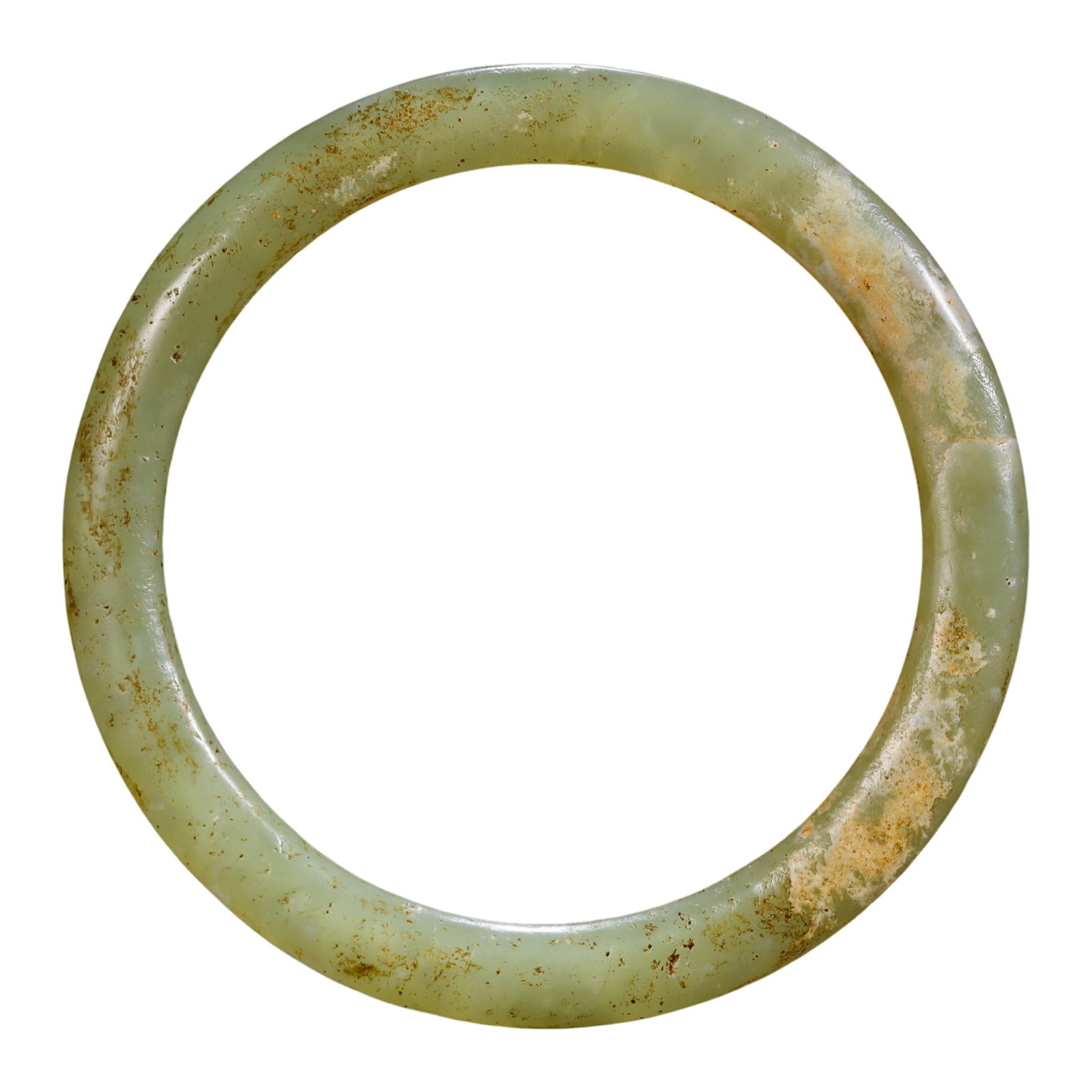 Neolithic Period, Hongshan Culture, River-Polished Jade Bangle (1 of 5)