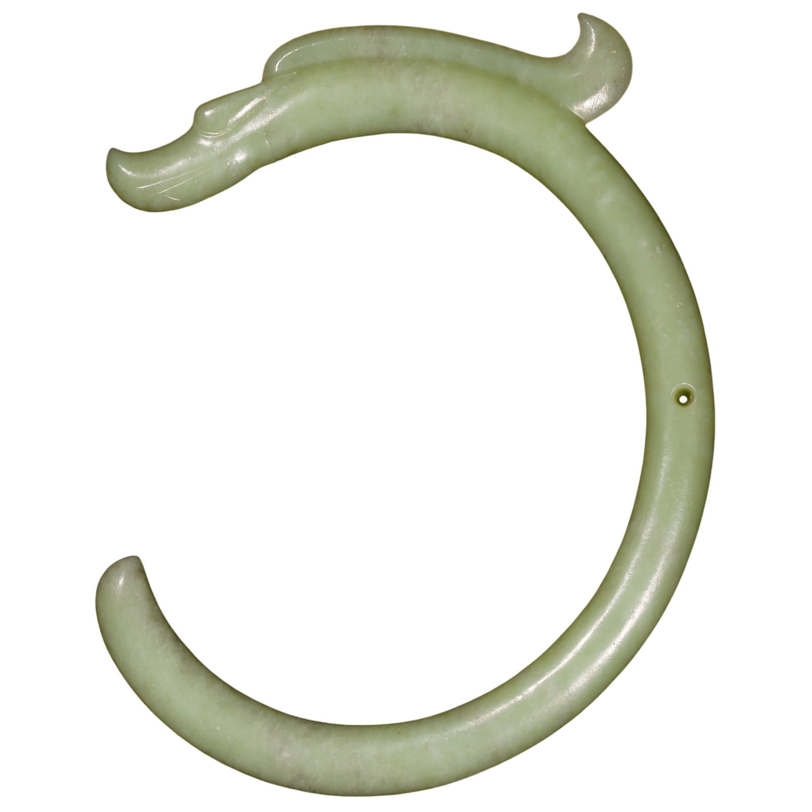 Neolithic Hongshan Culture Hemo Jade C-Form Dragon (1 of 9)