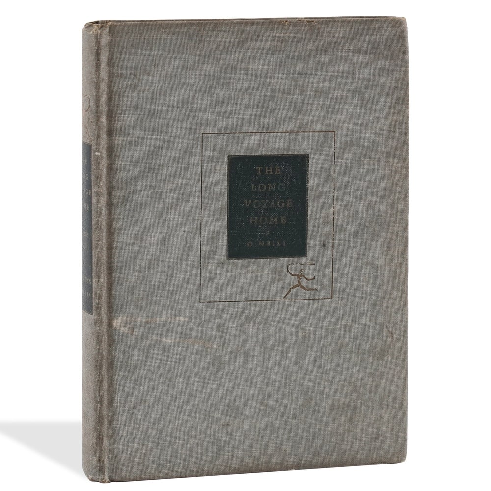 EUGENE O'NEILL SIGNED "THE LONG VOYAGE HOME: SEVEN PLAYS OF THE SEA": 5 x 3 1/4 in (12.7 x 8.3 cm) Provenance and Authentication: This collectible has undergone a rigorous forensic evaluation. The signatures were carefully analyzed across multiple criteria, including