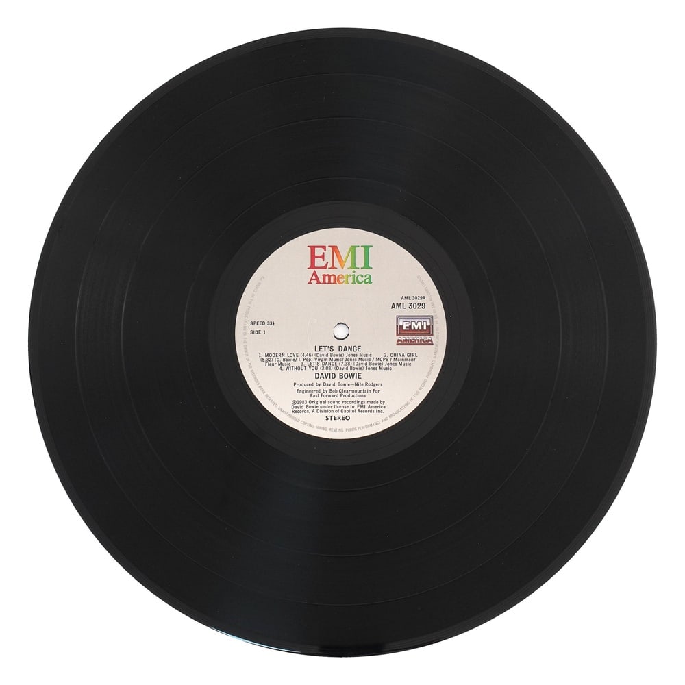 DAVID BOWIE SIGNED "LET'S DANCE" LP - 5