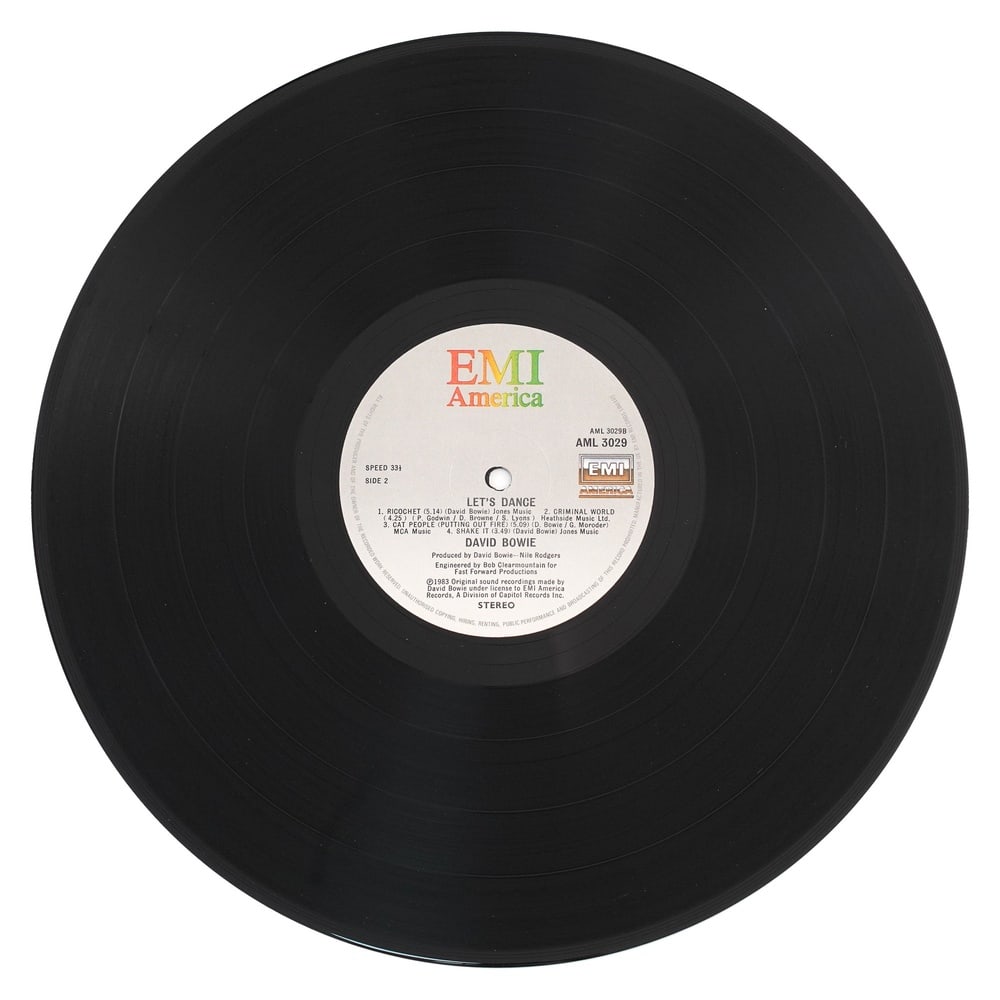 DAVID BOWIE SIGNED "LET'S DANCE" LP - 6