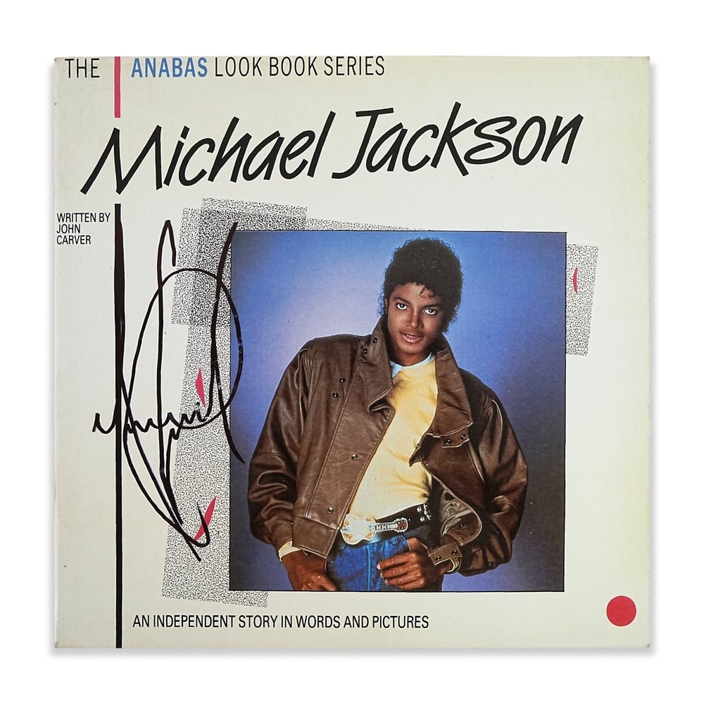 MICHAEL JACKSON SIGNED "THE ANABAS LOOK BOOK SERIES: MICHAEL JACKSON" (UK EDITION) (1 of 3)