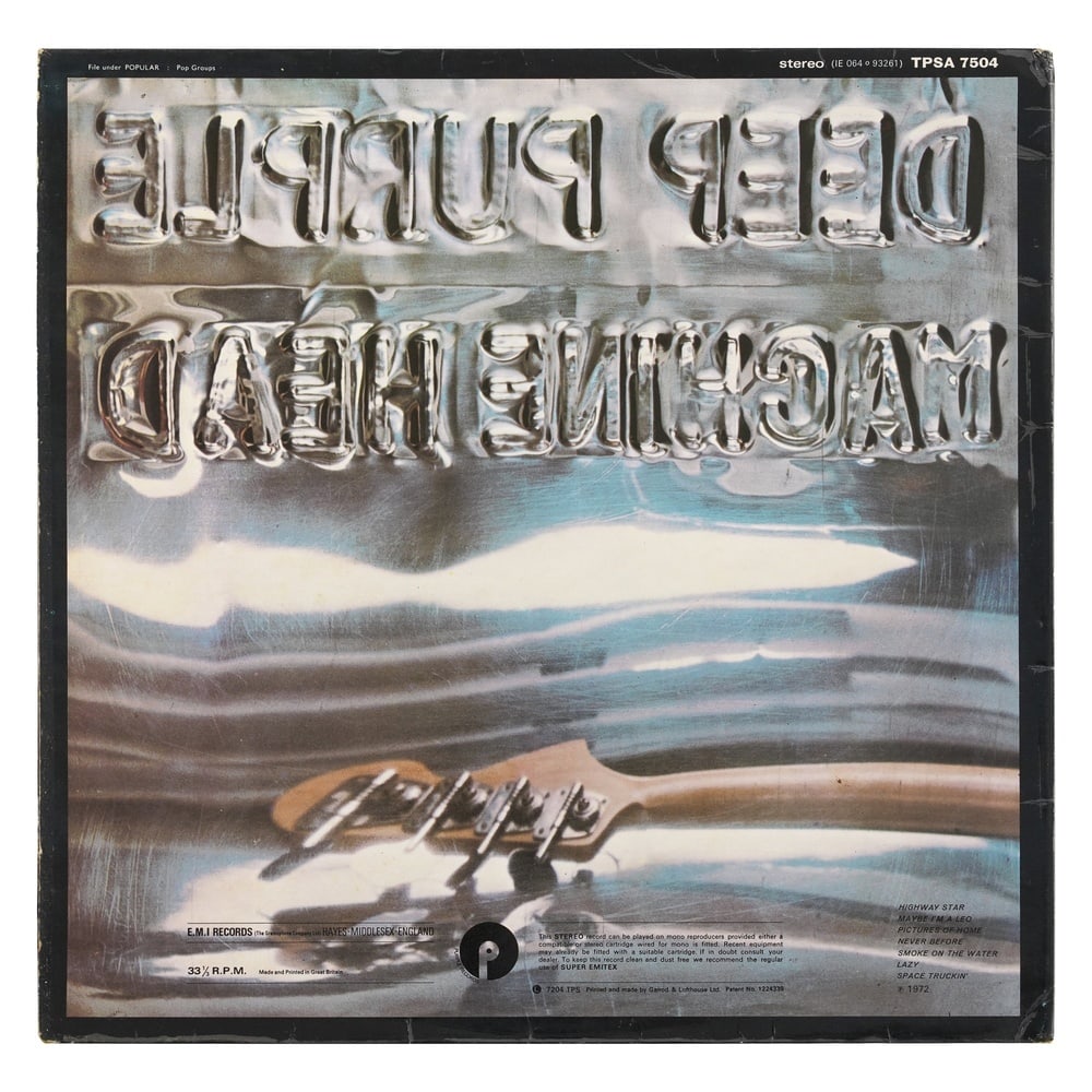 DEEP PURPLE FULLY SIGNED "MACHINE HEAD" LP - 2