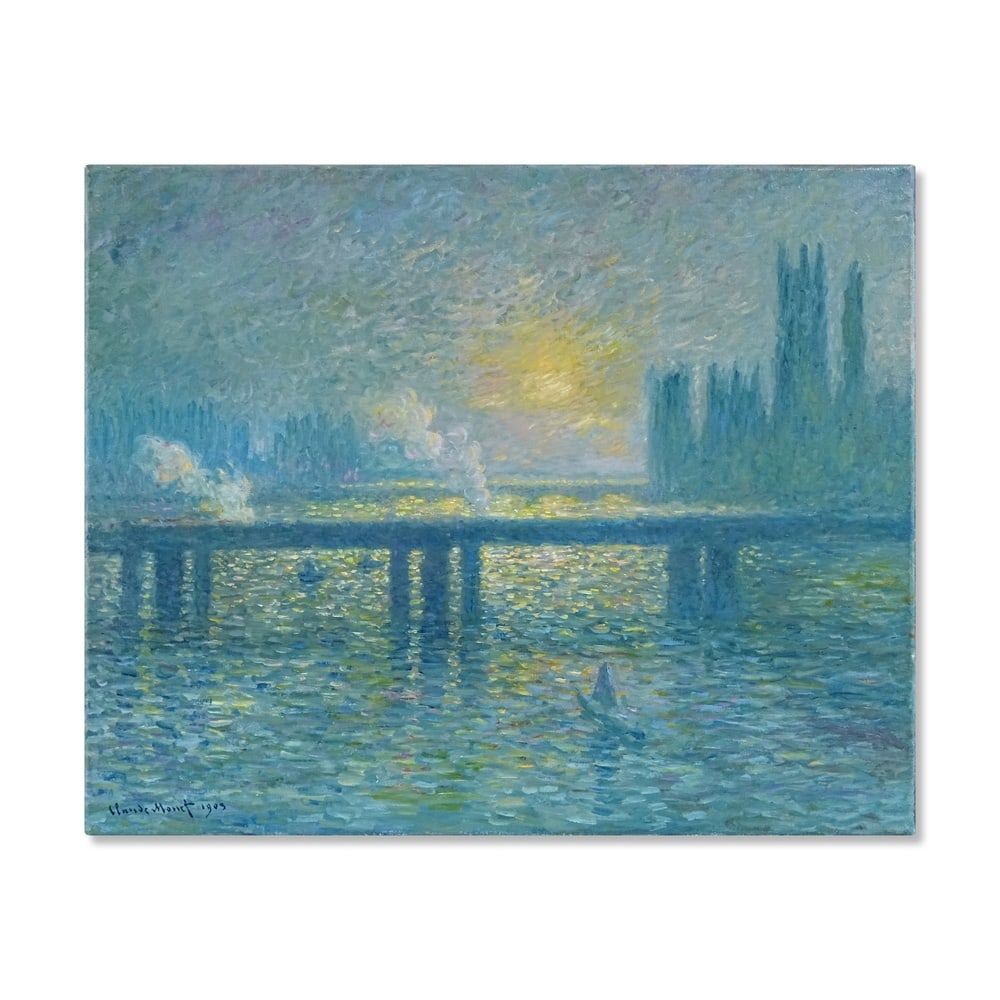 CLAUDE MONET (1840-1926), ATTRIBUTED TO, OIL ON CANVAS: Image Dimensions: 23 3/4 x 29 1/2 in (60.5 x 75 cm) This painting comes with COA. Claude Monet is universally regarded as the founder of Impressionism and one of the greatest landscape painters in