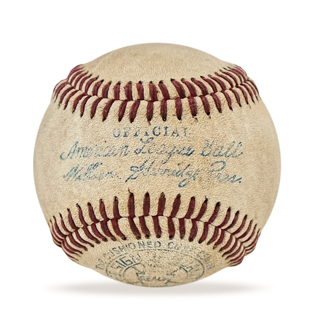 SHOELESS JOE JACKSON SIGNED BASEBALL - 3