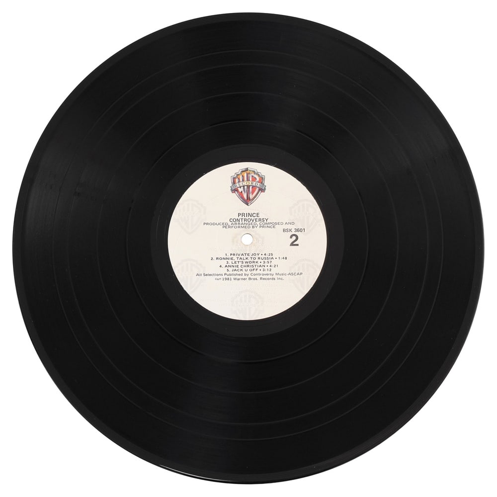 PRINCE SIGNED "CONTROVERSY" LP - 4