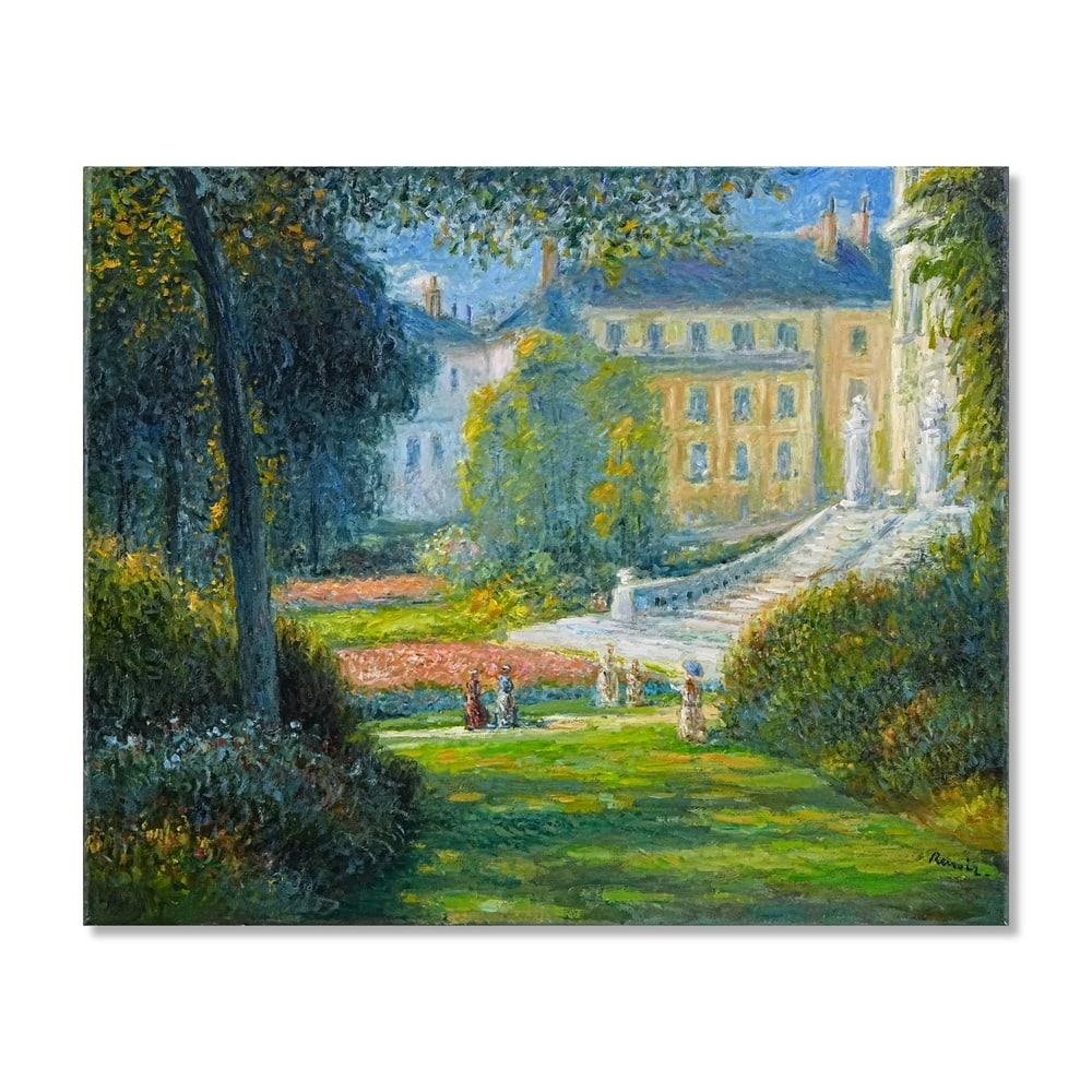 PIERRE-AUGUSTE RENOIR (1841-1919), ATTRIBUTED TO, OIL ON CANVAS: Signed (lower right) Image Dimensions: 21 1/4 x 25 3/4 in (54.1 x 65.5 cm) This painting comes with COA. Pierre-Auguste Renoir is celebrated as one of the principal figures of French Impressionism and