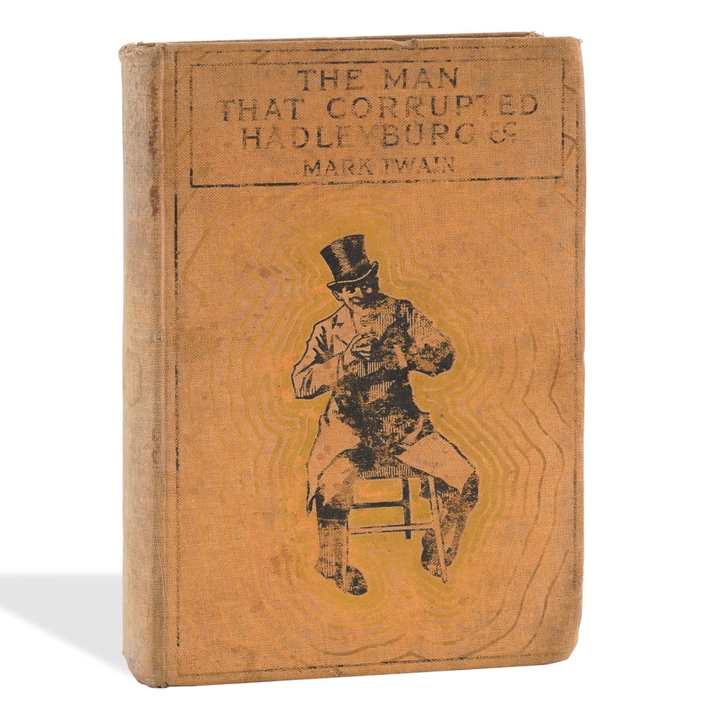 MARK TWAIN SIGNED THE MAN THAT CORRUPTED HADLEYBURG AND OTHER STORIES