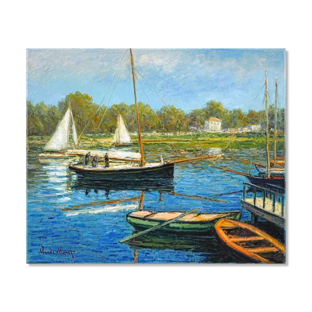 CLAUDE MONET (1840-1926), ATTRIBUTED TO, OIL ON CANVAS: Signed (lower left) Image Dimensions: 21 1/4 x 25 3/4 in (54 x 65 cm) This painting comes with COA. Claude Monet is widely regarded as the founder of Impressionism and one of the most influential pain
