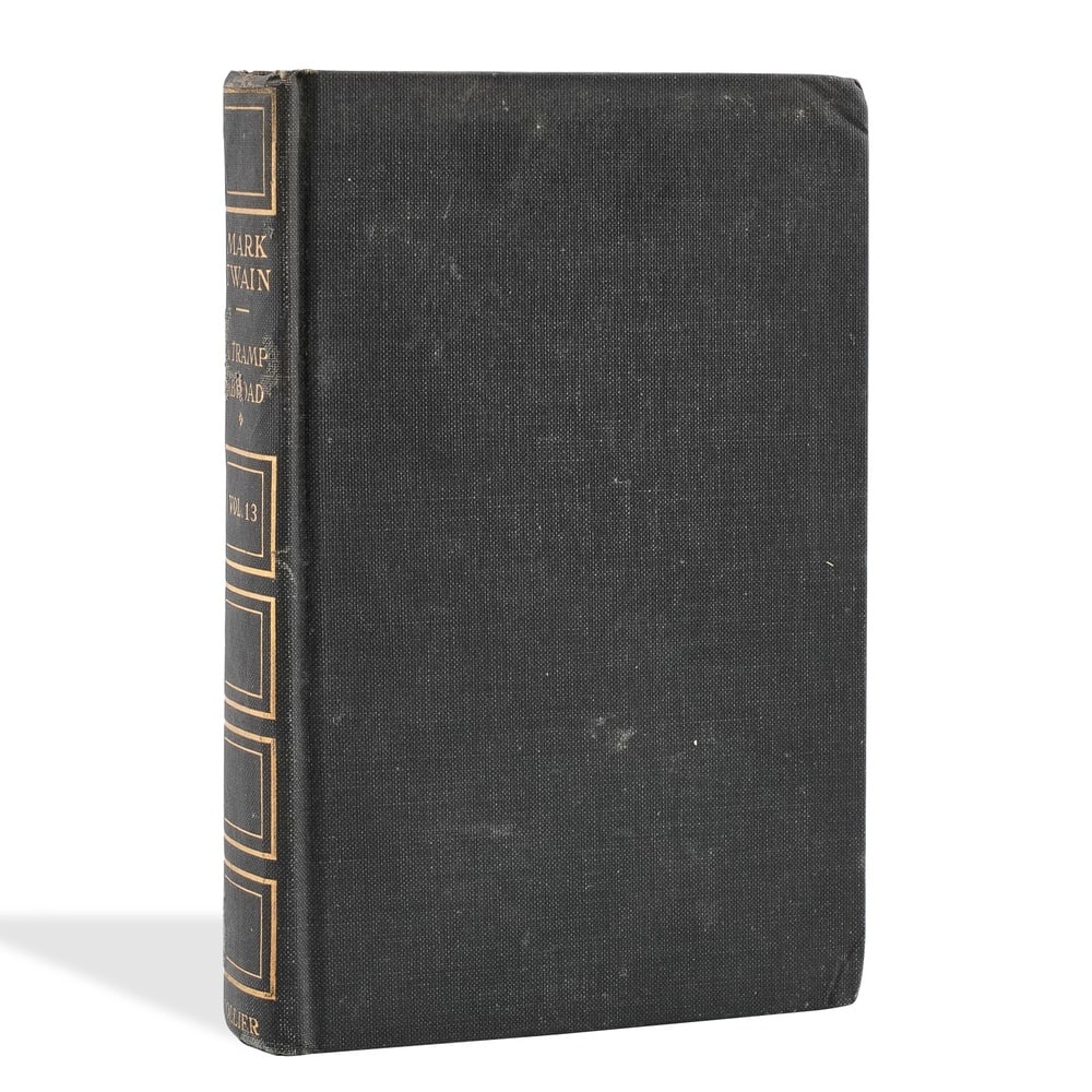 MARK TWAIN SIGNED "A TRAMP ABROAD" (1 of 5)