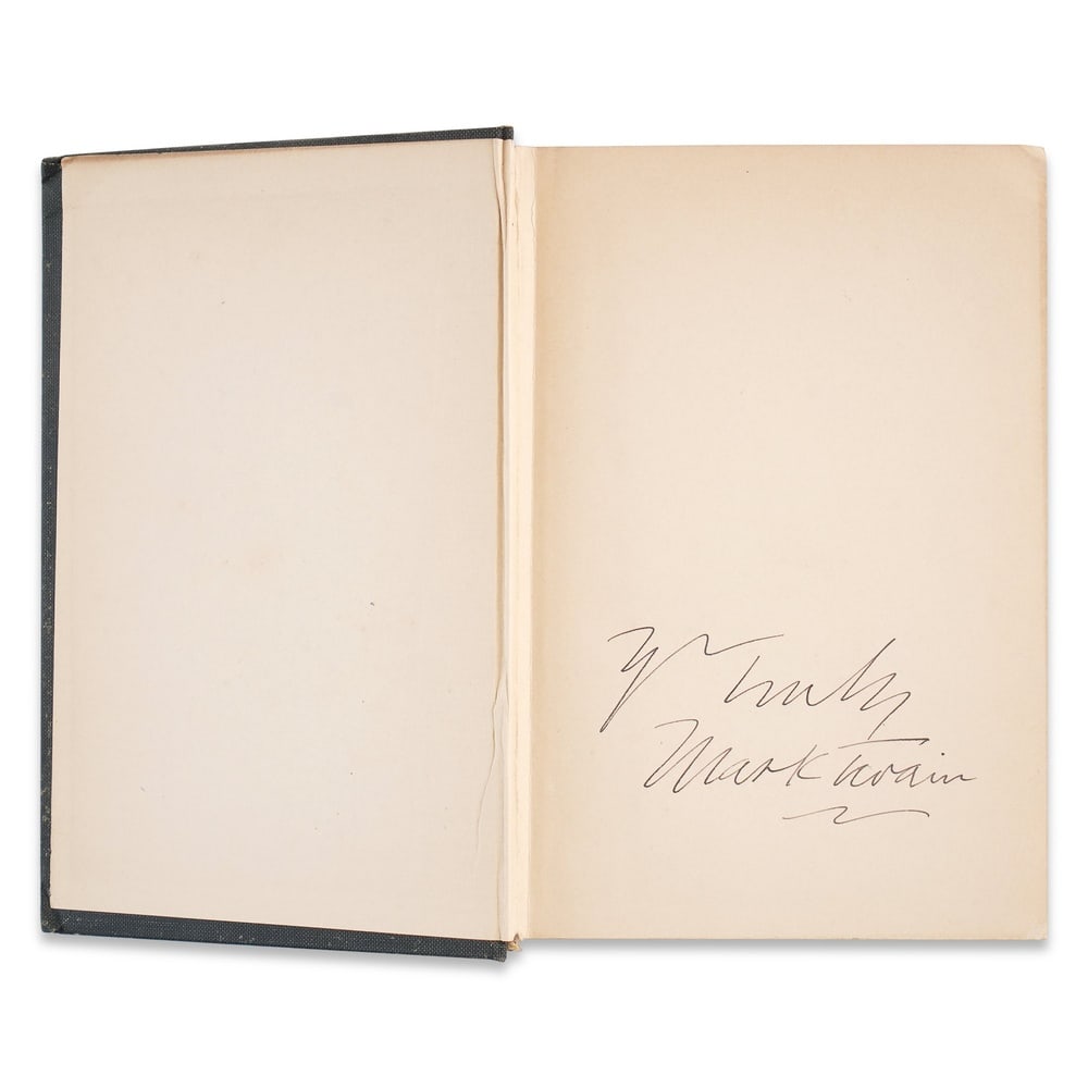 MARK TWAIN SIGNED "A TRAMP ABROAD" - 3