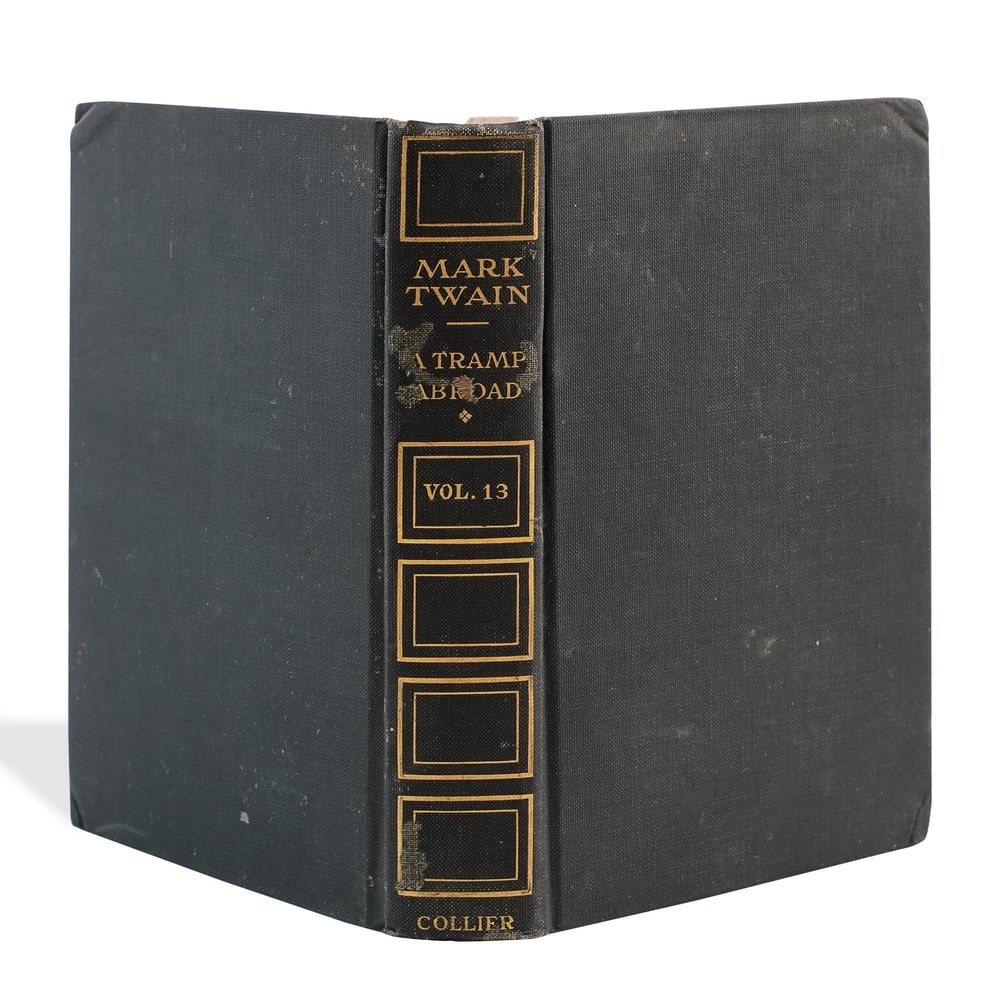 MARK TWAIN SIGNED "A TRAMP ABROAD" - 5
