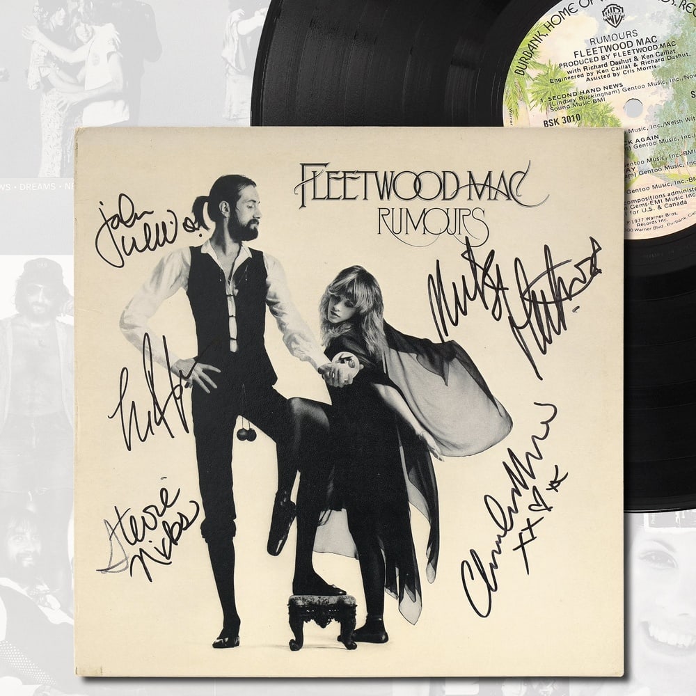 FLEETWOOD MAC FULLY SIGNED "RUMOURS" LP