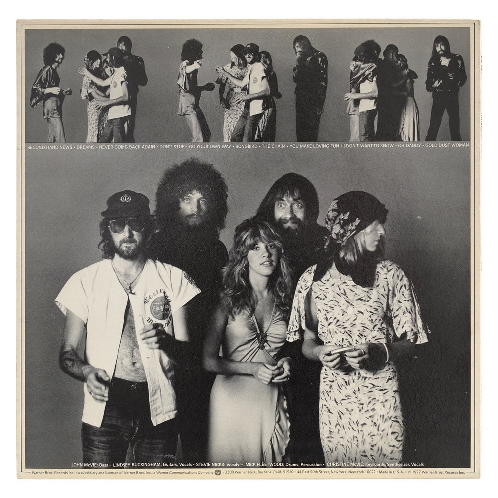 FLEETWOOD MAC FULLY SIGNED "RUMOURS" LP - 2