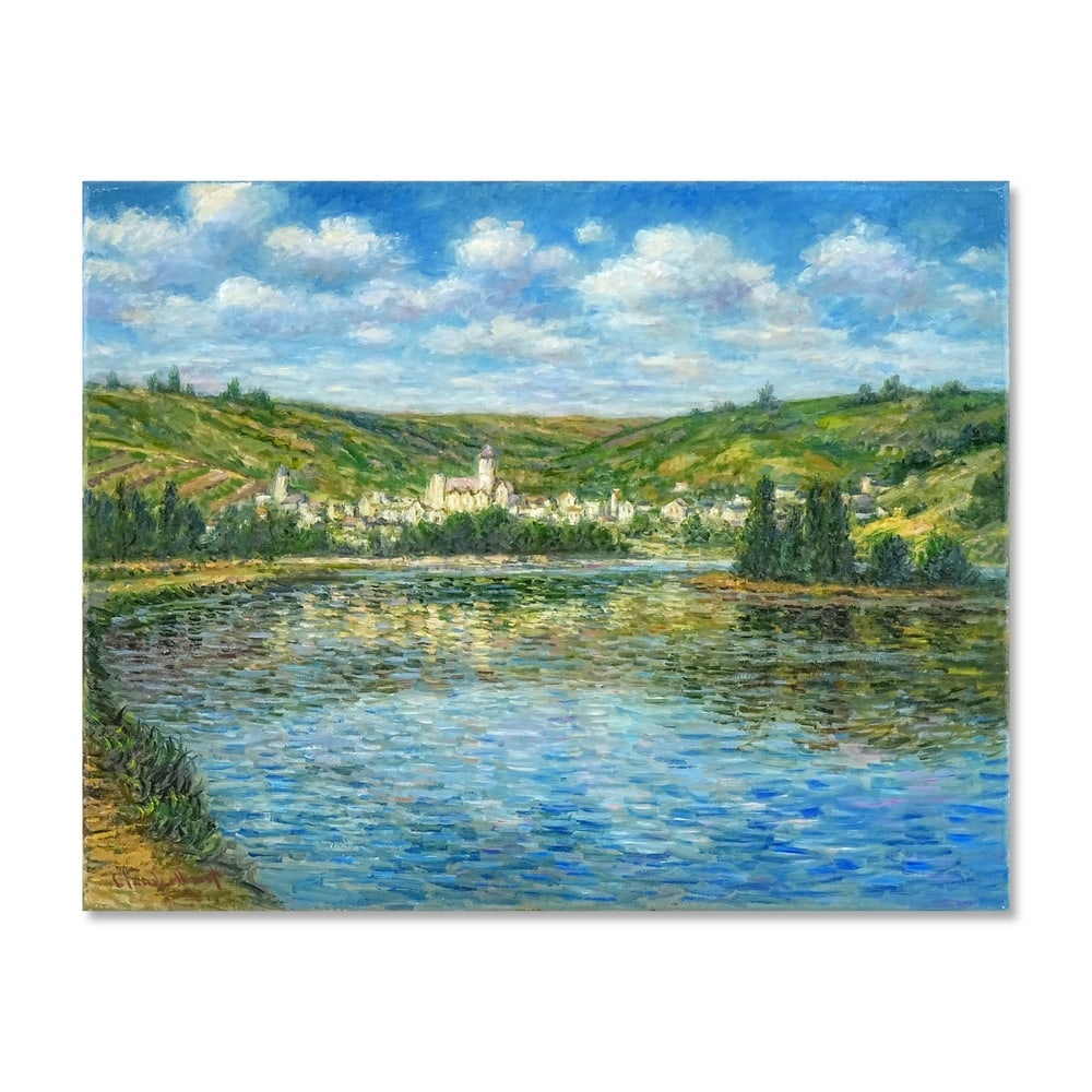 CLAUDE MONET (1840-1926), ATTRIBUTED TO, OIL ON CANVAS: Image Dimensions: 22 1/4 x 28 1/2 in (56.5 x 72.2 cm) This painting comes with COA. Claude Monet is universally regarded as the founder of Impressionism and one of the greatest landscape painters in