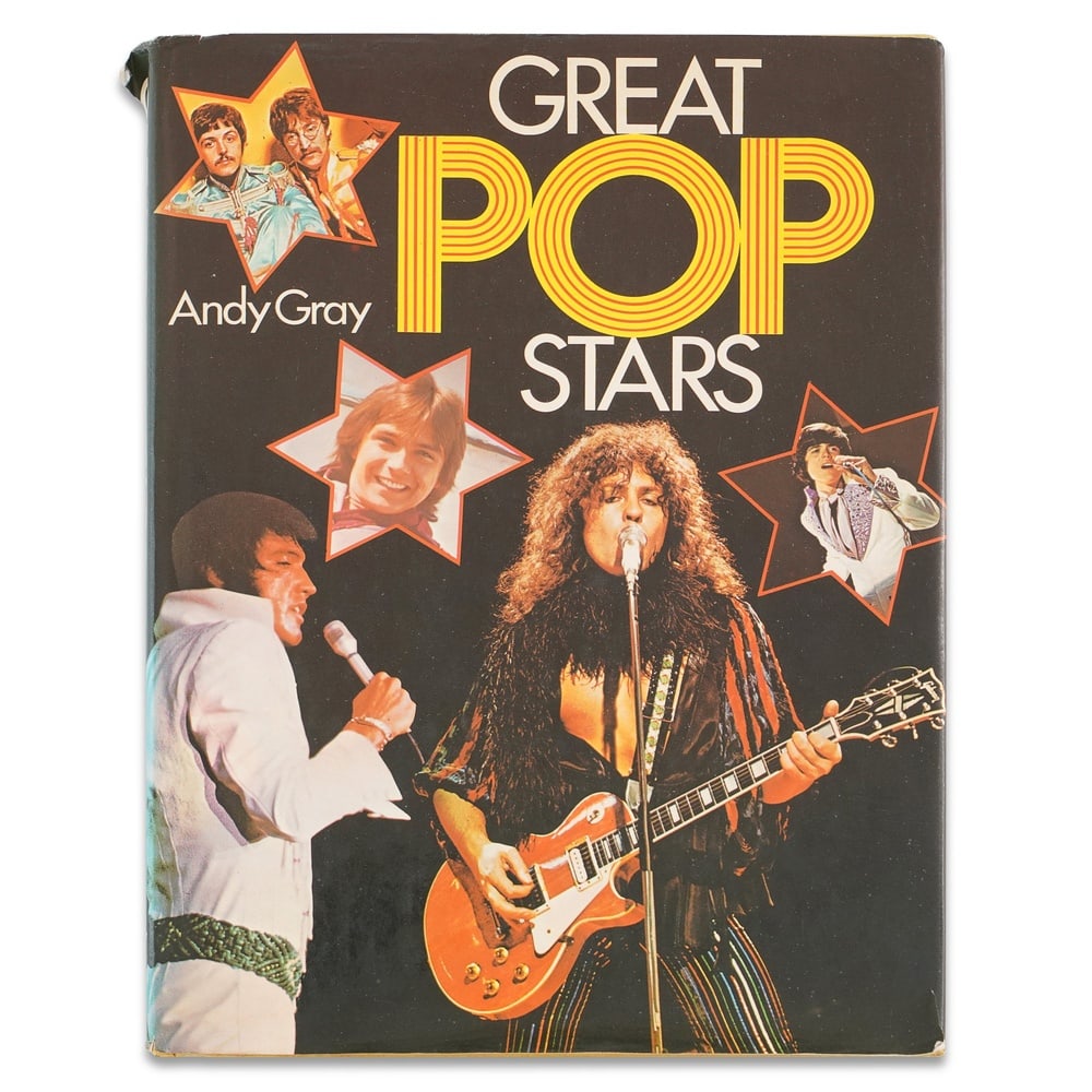 JOHN LENNON, MICK JAGGER, ROY ORBISON, STEVIE WONDER, ROD STEWART & SIMON & GARFUNKEL SIGNED BOOK: 11 7/8 x 8 7/8 in (30.3 x 22.7 cm) Provenance and Authentication: According to the Letter of Authenticity (LOA) and Certificate of Authenticity (COA) provided by the consignor, this collectible was