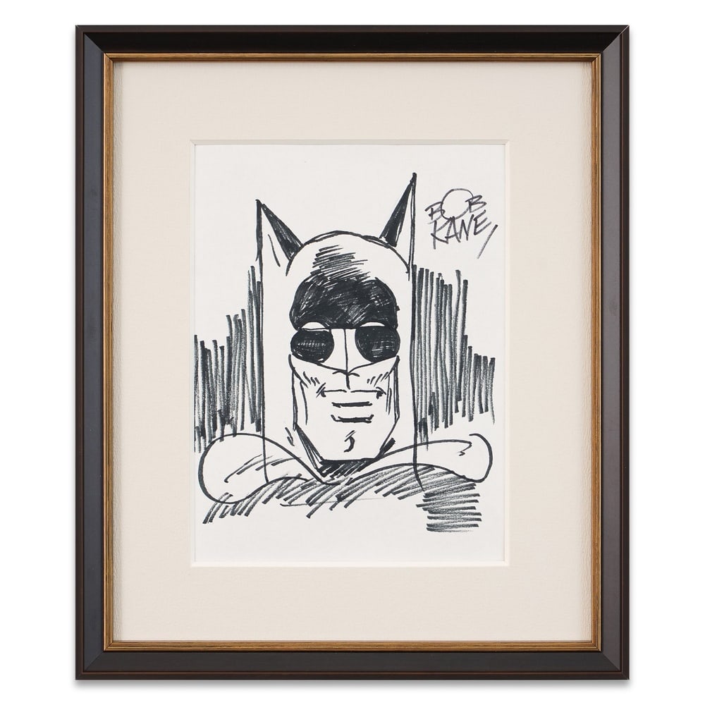 BOB KANE SIGNED BATMAN DRAWING (1 of 1)