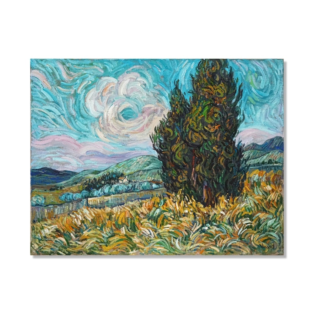 VINCENT VAN GOGH (1853-1890), ATTRIBUTED TO, OIL ON CANVAS: Signed (lower right) Image Dimensions: 25 1/2 x 33 in (64.5 x 83.5 cm) This painting comes with COA. Few images are more closely associated with Vincent van Gogh's artistic legacy than his celebrated 