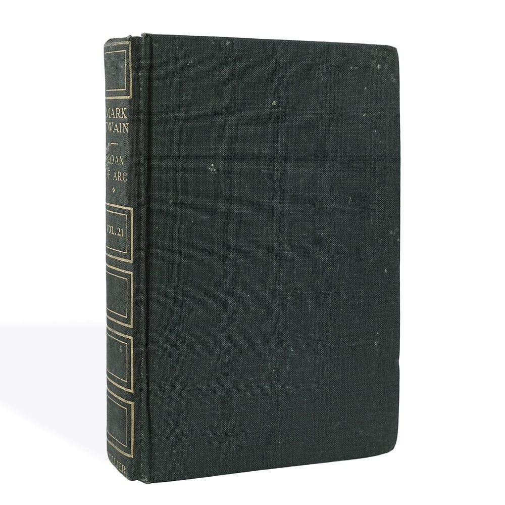 MARK TWAIN (1835-1910) SIGNED "PERSONAL RECOLLECTIONS OF JOAN OF ARC" BOOK (1 of 5)