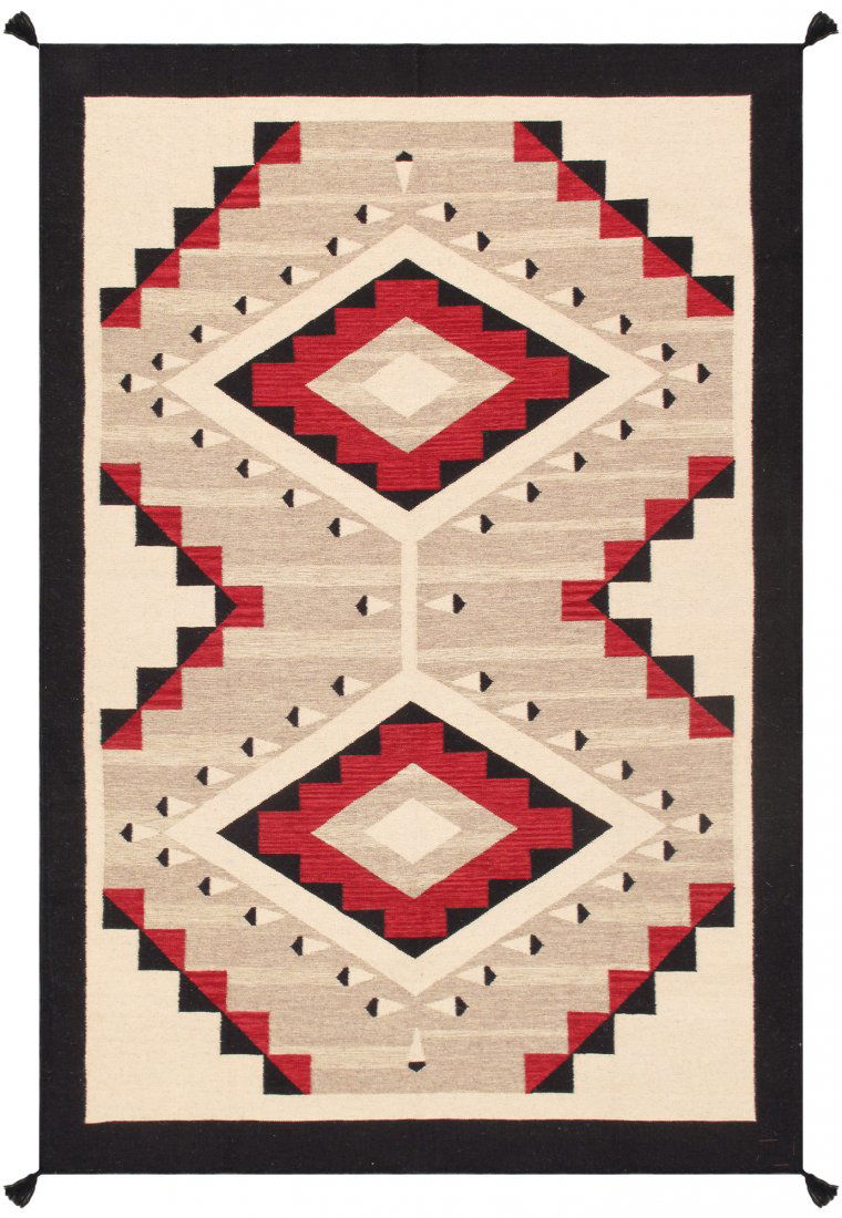 Hand-Woven Navajo Style Area Rug (1 of 5)