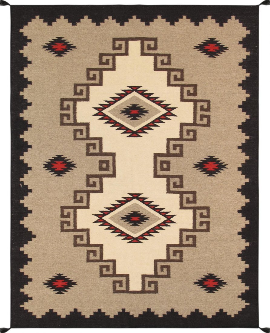 Hand-Woven Navajo Style Area Rug (1 of 3)