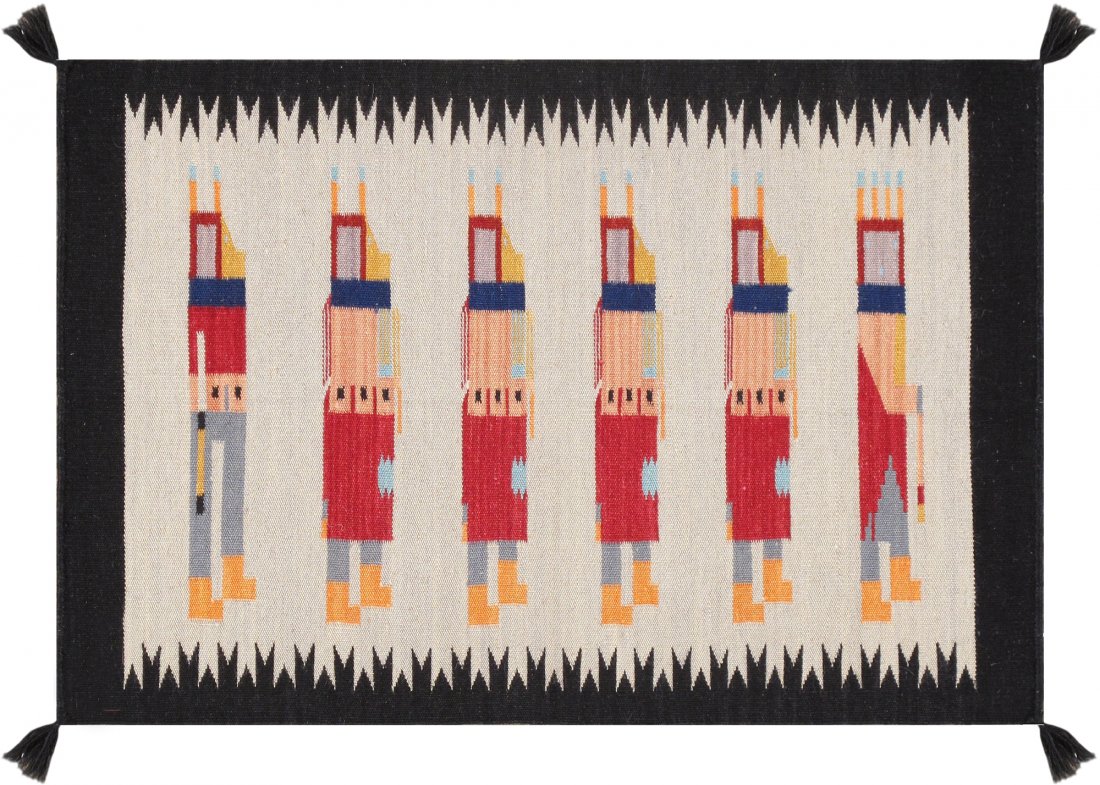Hand-Woven Navajo Style Area Rug (1 of 2)
