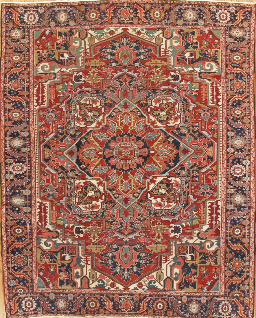Antique Serapi Carpet, Northwest Persia, 9' 9'' X 12' 3'' (1 of 1)