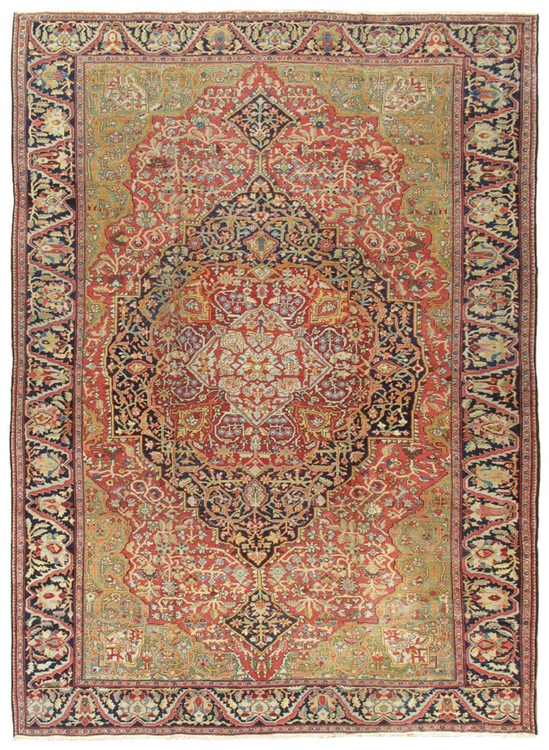 Antique Ferehan Rug, West Persia, 9'11'' X 13'10'' (1 of 1)