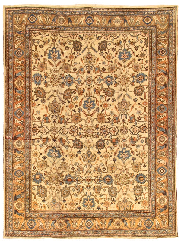 PersianVintage Mahal Allover Pattern Wool Rug, 9' 0'' X 11'10'' (1 of 1)