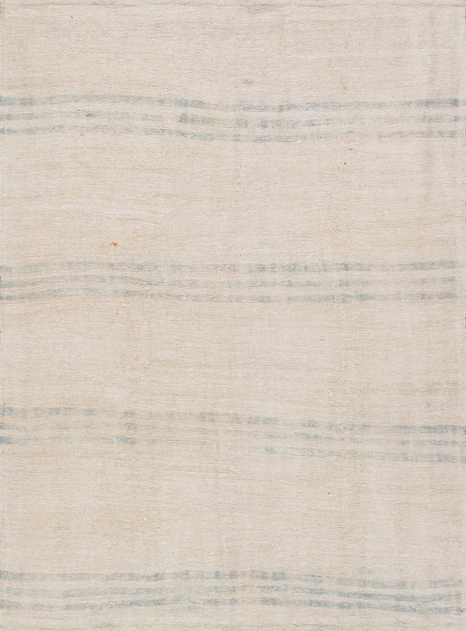 Vintage Kilim Flatweave Rug, Ivory and Blue, 5' 5'' X 7' 5'' (1 of 4)