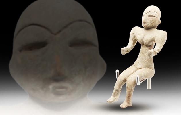 5" Ancient Indus Valley Harappan Terracotta Figure (1 of 9)