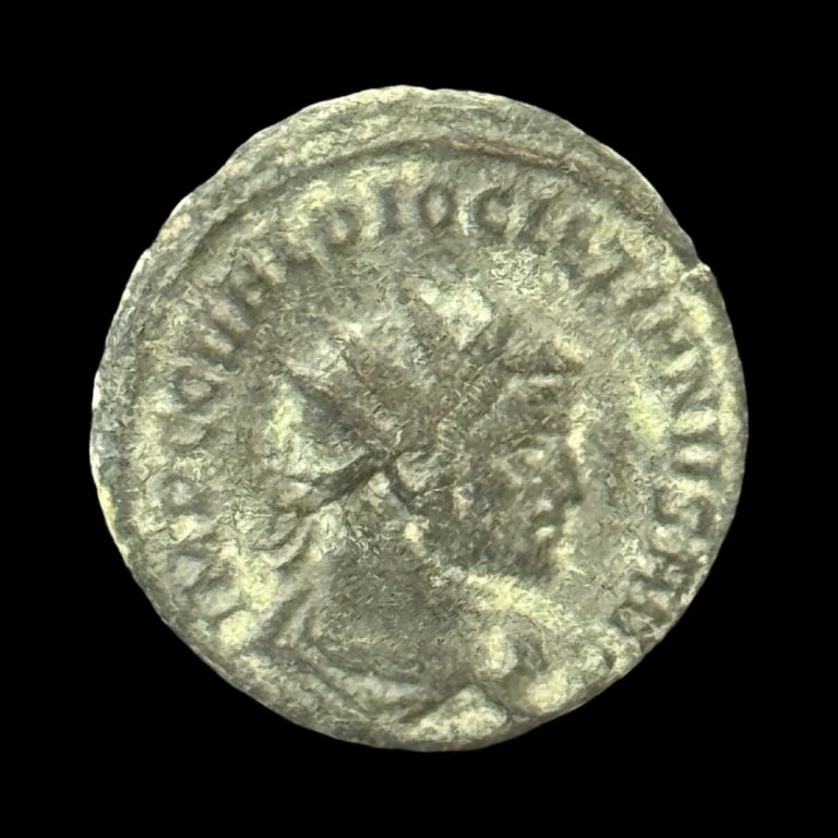 Diocletian BI Aurelianianus Ancient Roman Coin: Diocletian Date of Strike: 284-294 AD Mint: Cyzicus Material and Type: BI Aurelianianus Obverse: IMP C C VAL DIOCLETIANVS AVG - Bust of Diocletian right, radiate, draped, cuirassed Reverse:CONCORDIA M