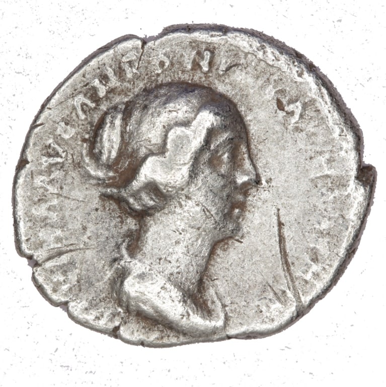 Faustina II AR Denarius Ancient Roman Coin (1 of 2)