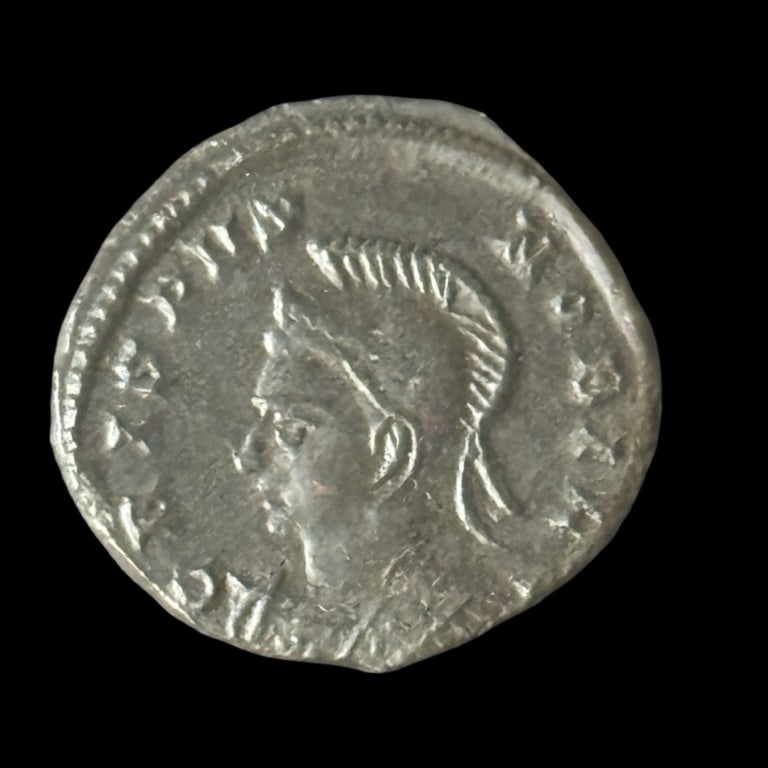 Crispus BI Nummus Ancient Roman Coin (1 of 2)