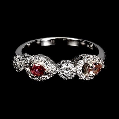 925 Sterling Silver Ring Pear Tourmaline 4x3mm Nat: 925 Sterling Silver Ring Pear Tourmaline 4x3mm Natural Gemstone Jewelry Size 8 396783995621.00
