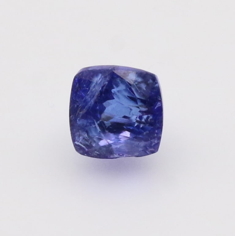 CERT Type I 2.75 Ct Tanzanite Ziosite Square Mixed (1 of 3)