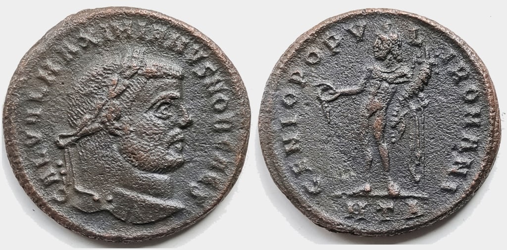 Galerius Caesar AD293-305 Ancient Roman coin (1 of 3)