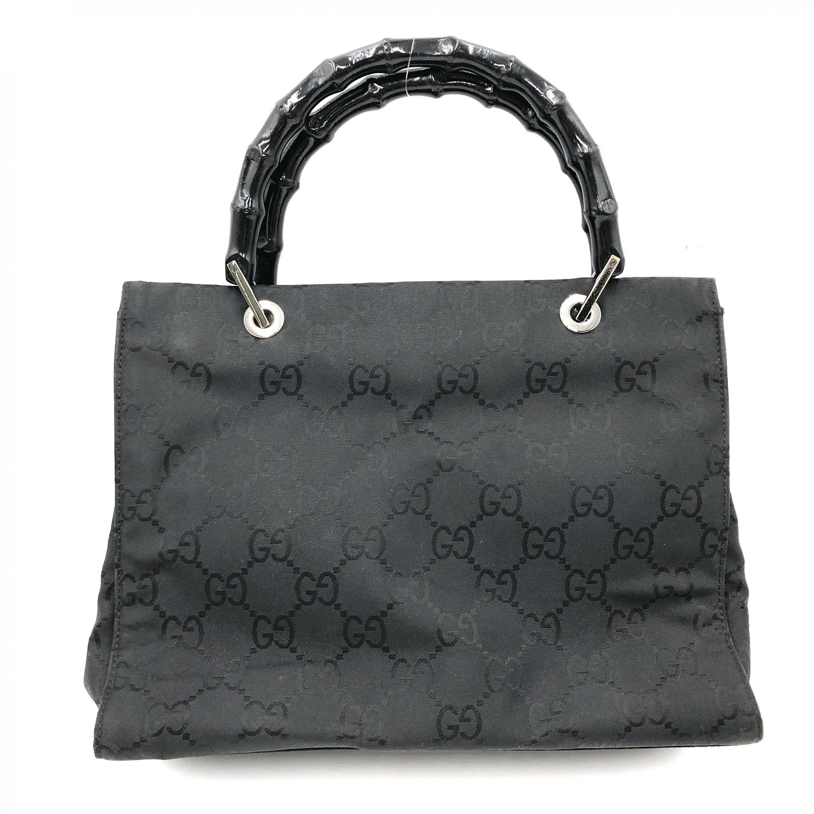 Gucci - Tote bag, Bamboo, GG canvas, canvas (1 of 10)