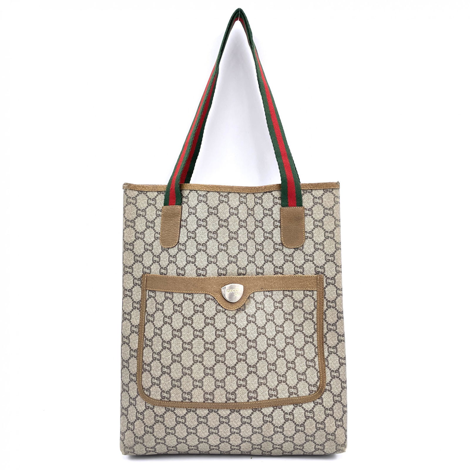 Gucci Plus - Tote bag, Web line, GG supreme, Coated (1 of 10)