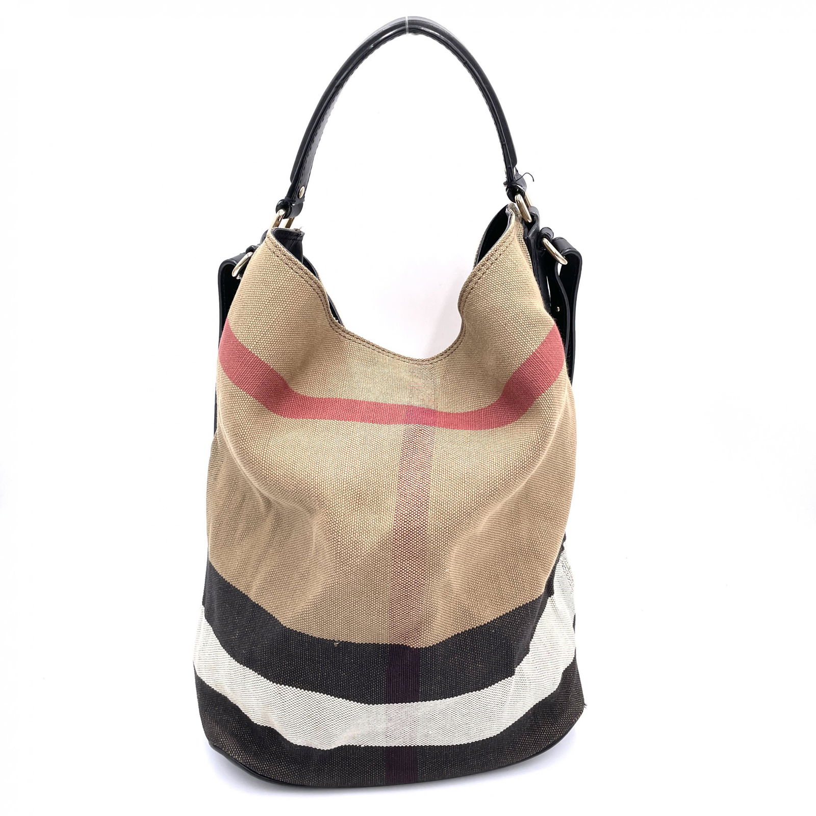 Burberry 2 way bag, Nova check, Canvas and leather (1 of 10)