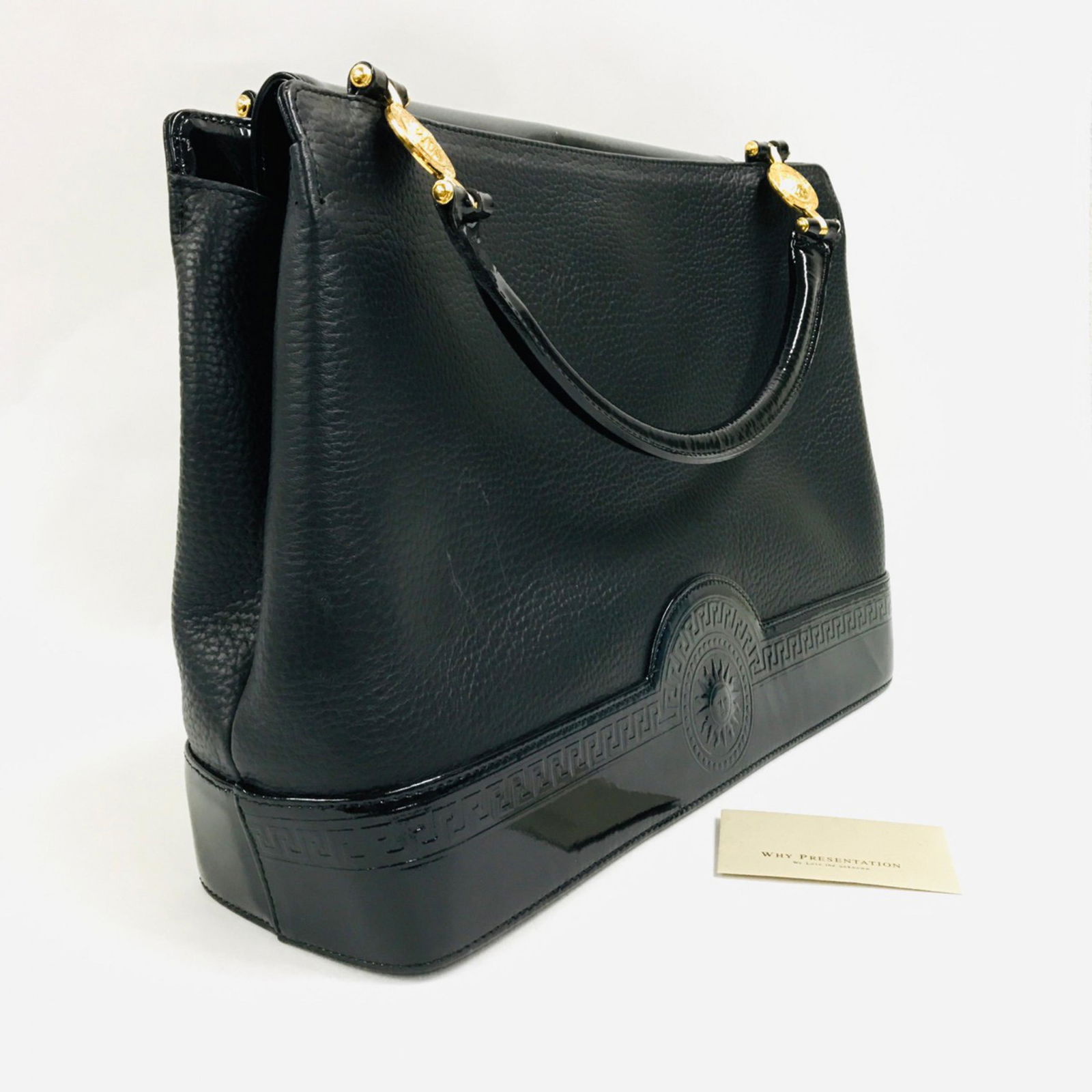 Versace - Tote bag, Textured leather (1 of 10)