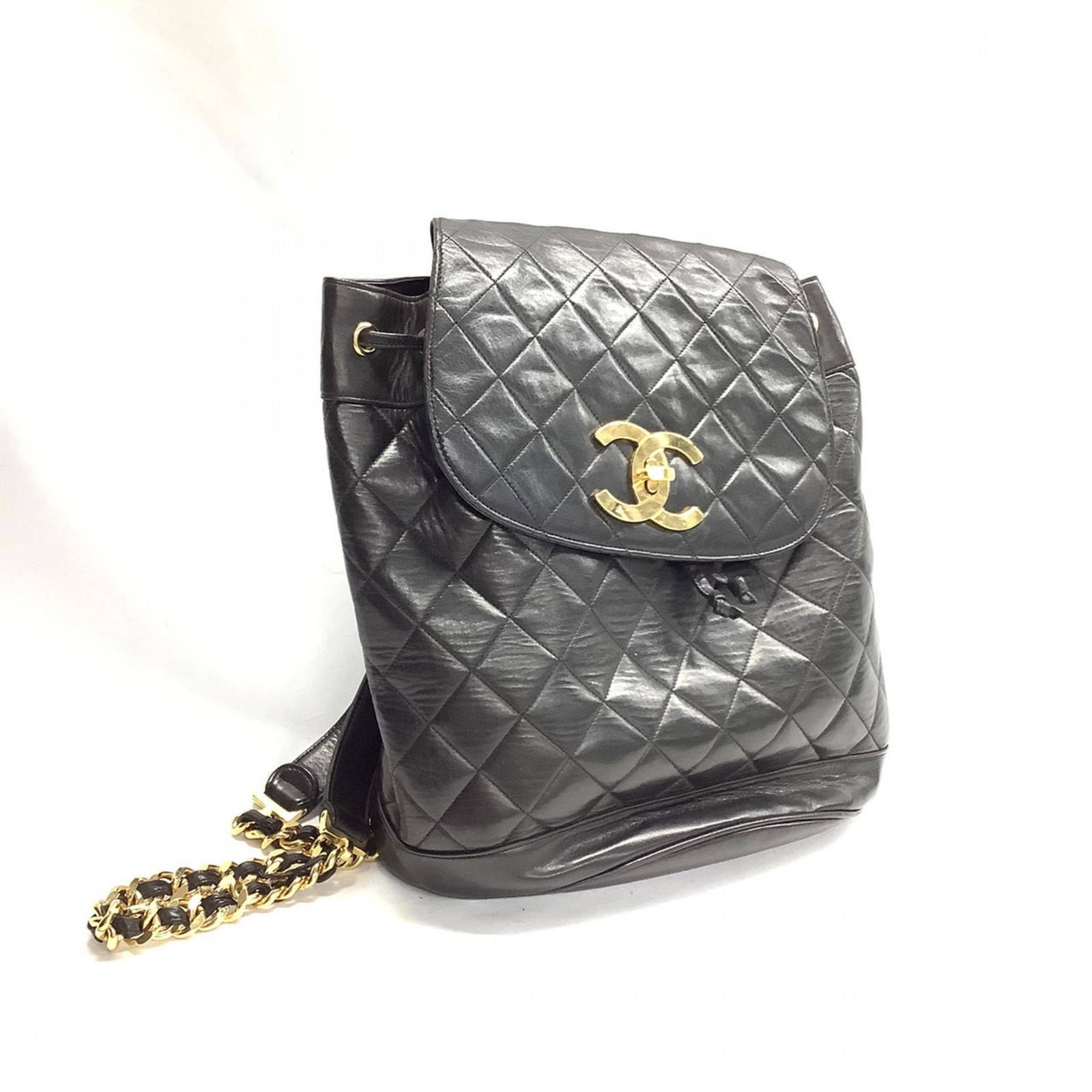 Chanel Chain backpack, Matelasse, Lamb skin (1 of 10)