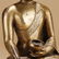 18th Century, Bronze gilded seated statue of Sakyamuni. - 13