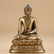 18th Century, Bronze gilded seated statue of Sakyamuni.