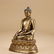 18th Century, Bronze gilded seated statue of Sakyamuni. - 3