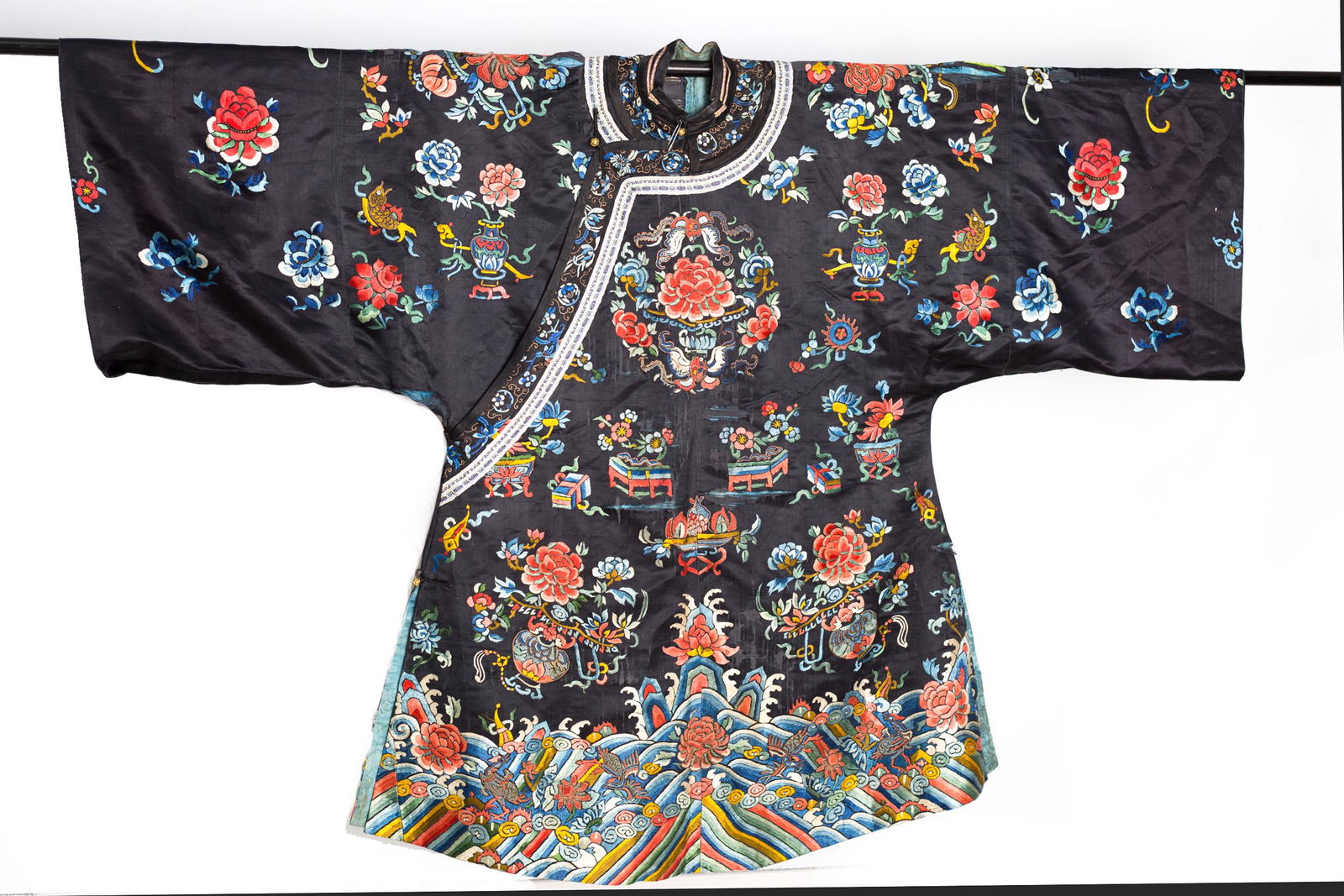 Qing Dynasty, Chinese ancient silk embroidery coat robe (1 of 6)