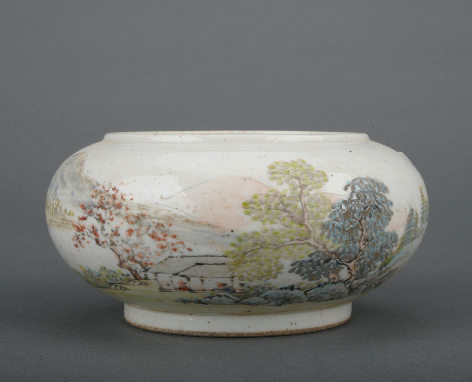 A Qian jiang cai 'landscape' washer (1 of 6)