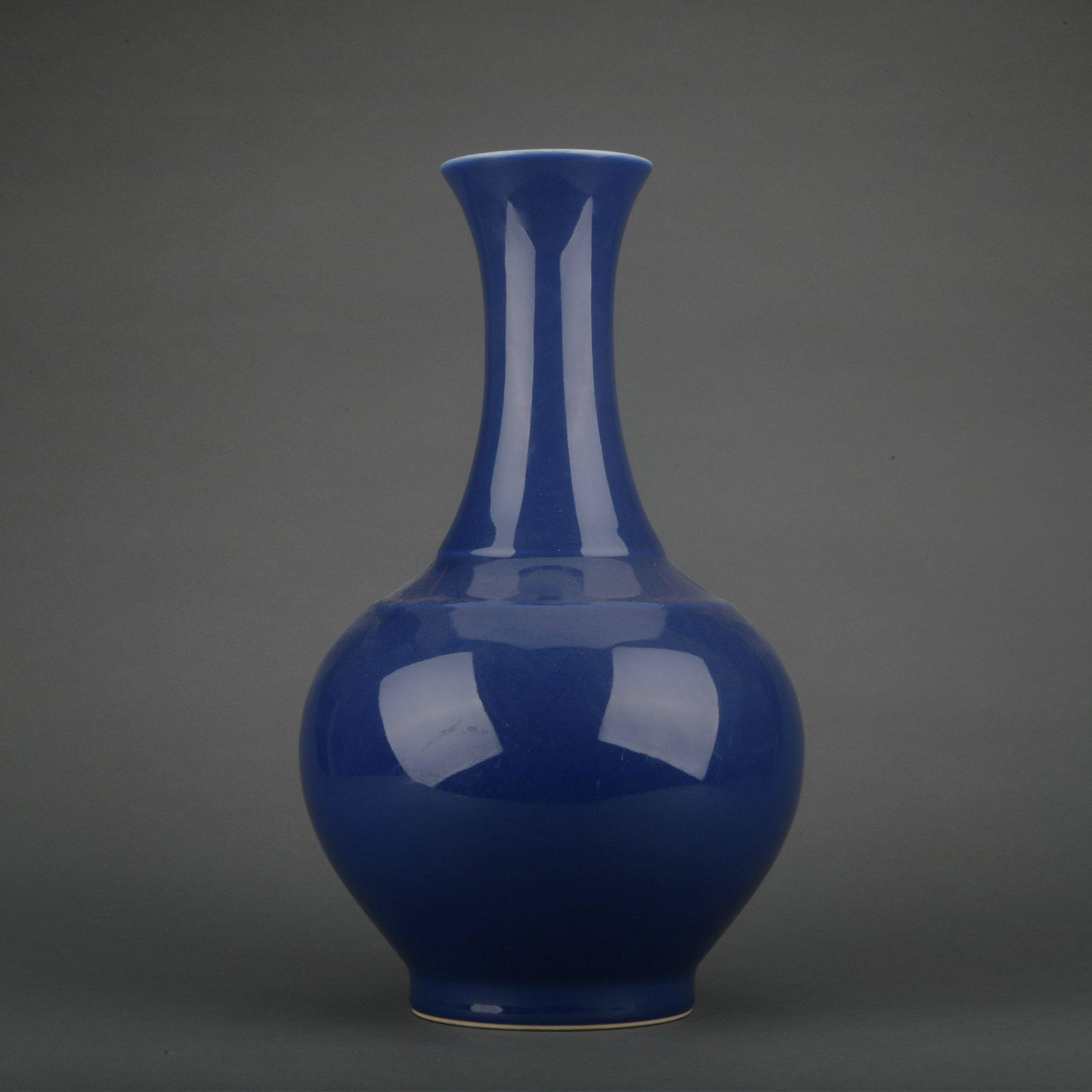 A blue glazed vase (1 of 6)