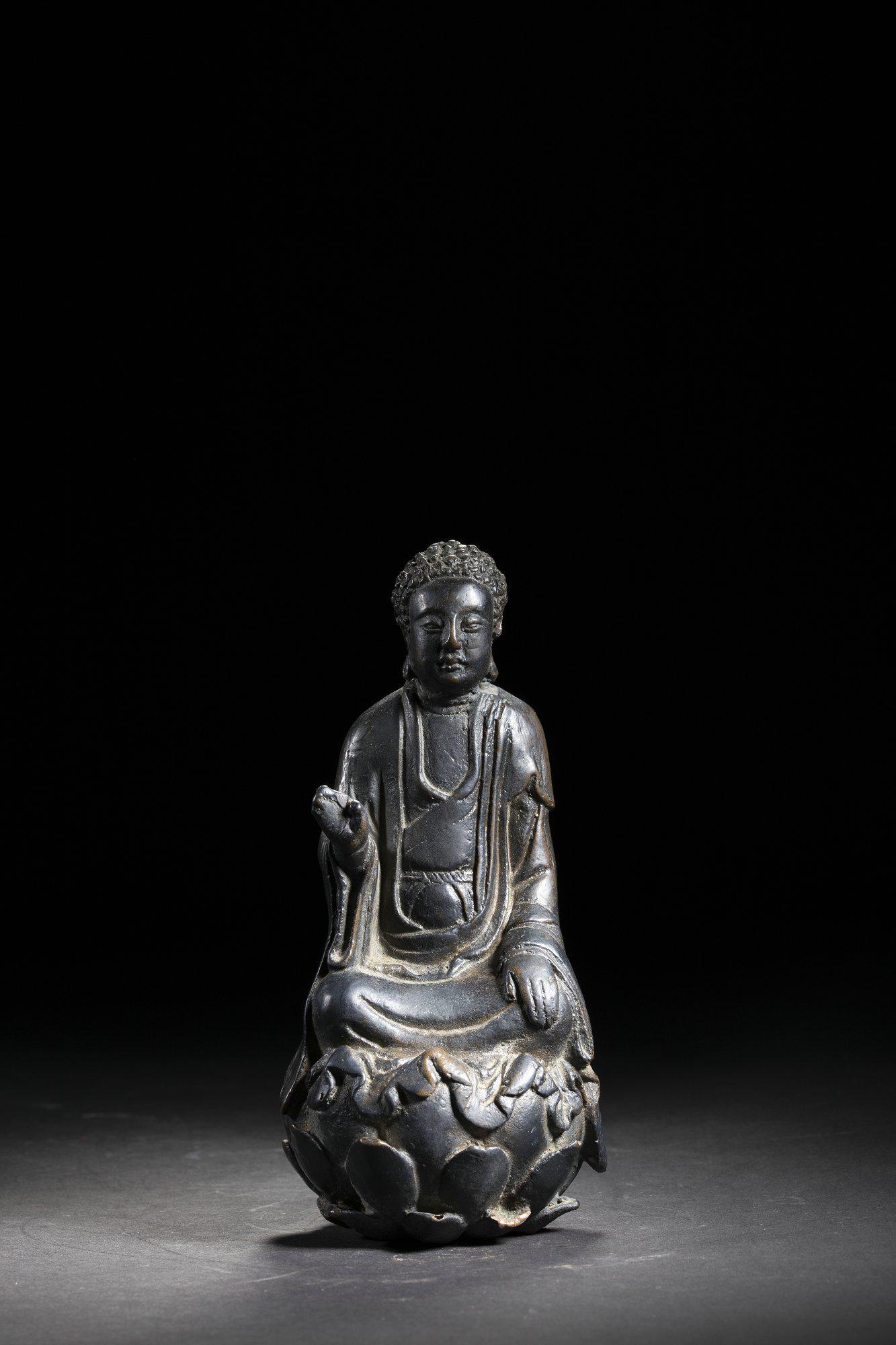 Chinese Bronze Buddha Statue (1 of 6)