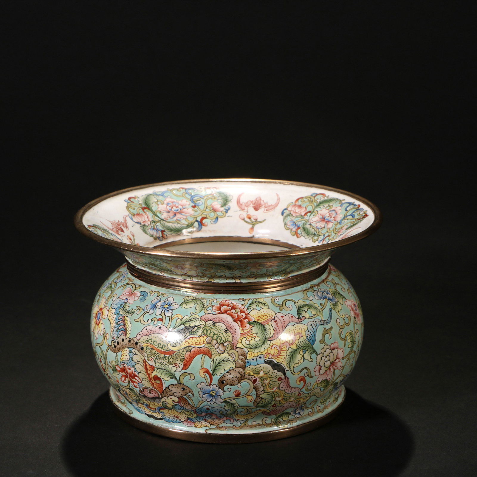 Bronze Enamel Vessel ,China (1 of 6)